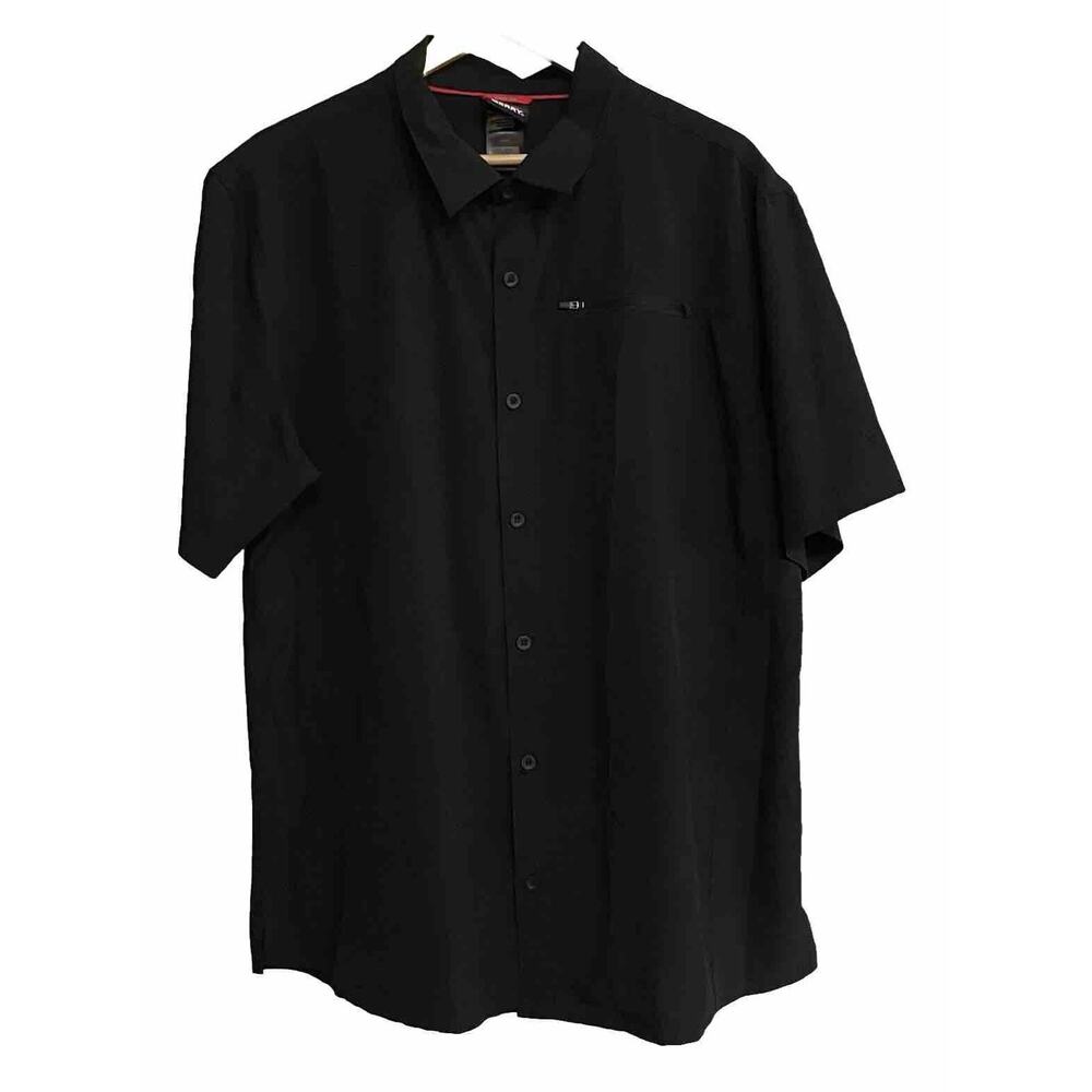 Gerry Shirt Short Sleeve Woven Button Up Outdoor Ripstop Mens XL